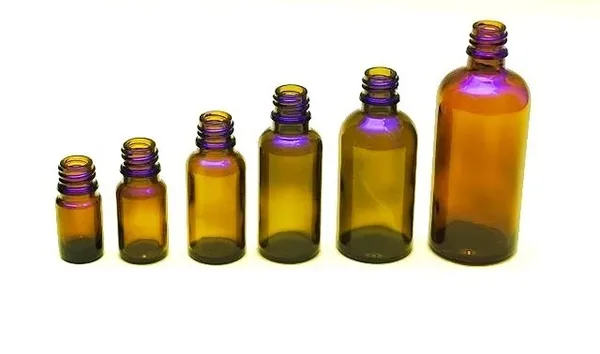 Boca staklena kapalica tamna 20 ml