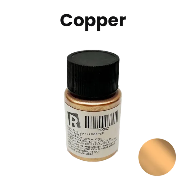 Pigment u prahu za epoksi smolu 10 g - Bakrena (Copper)