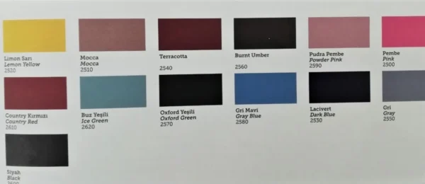 Boja za ploču Pink 2500