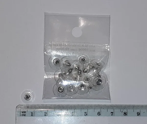 Silikoni za naušnice 1 cm, 20 kom