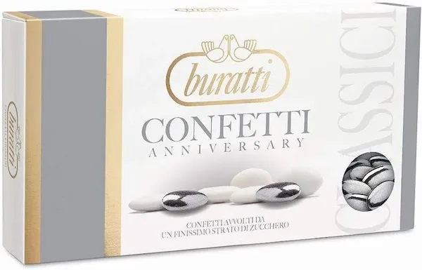 KONFETI (CONFETTI)SREBRNI DELUXE