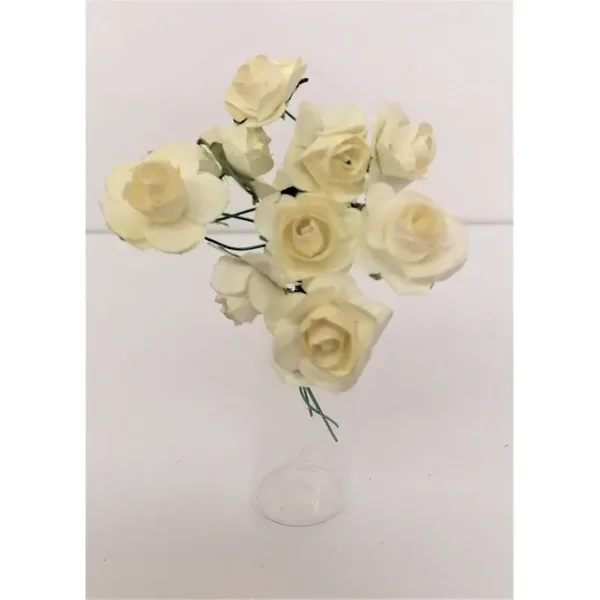 Dekorativni buketić 58540, visina 8 cm, 12 cvjetova