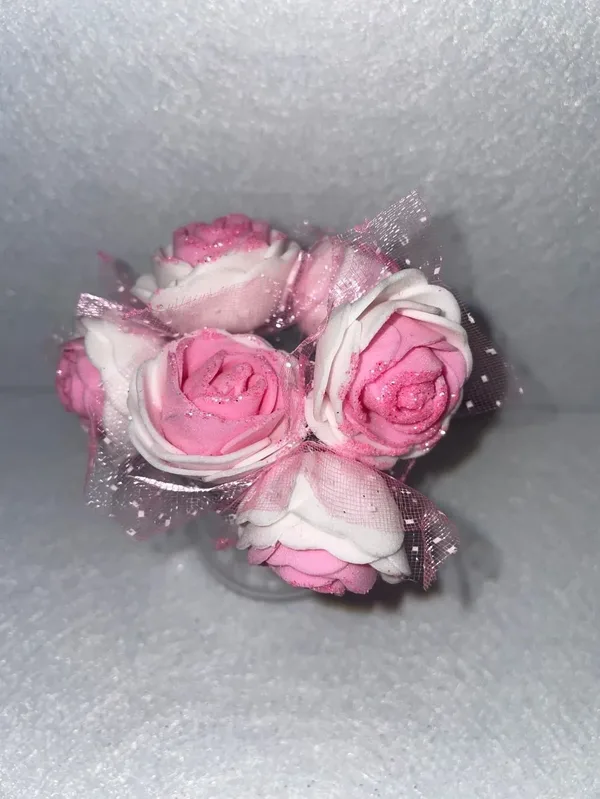 Buketić Glitter – visina 10 cm, 6 cvjetova