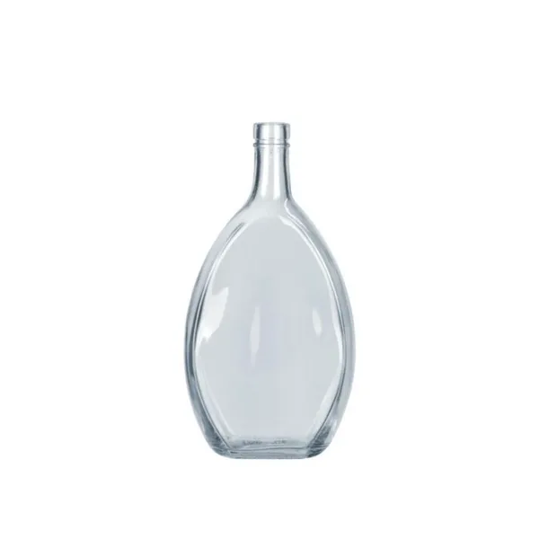 Boca staklena Flat - 200 ml + čep